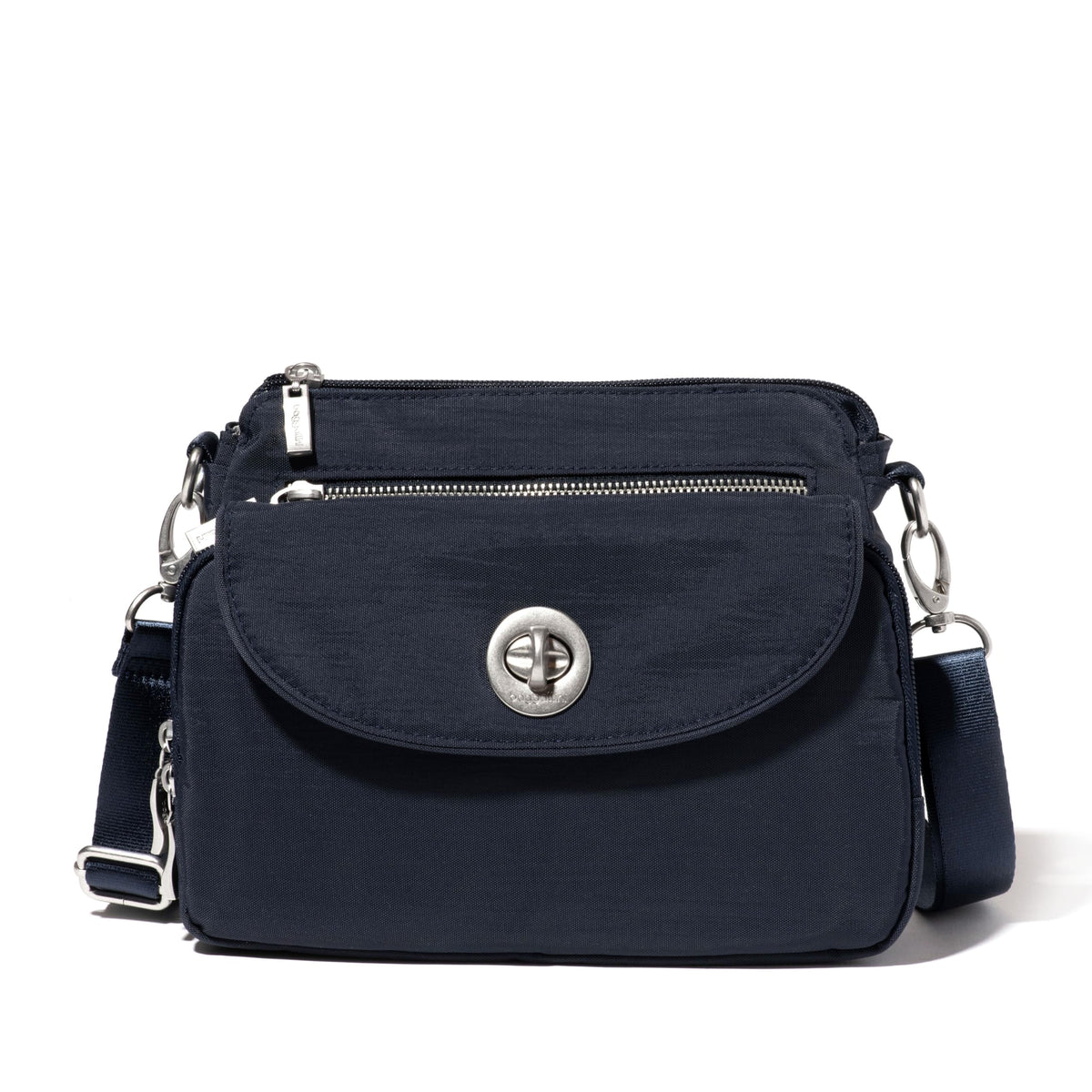 Baggallini Women's Calais Crossbody Bag, French Navy