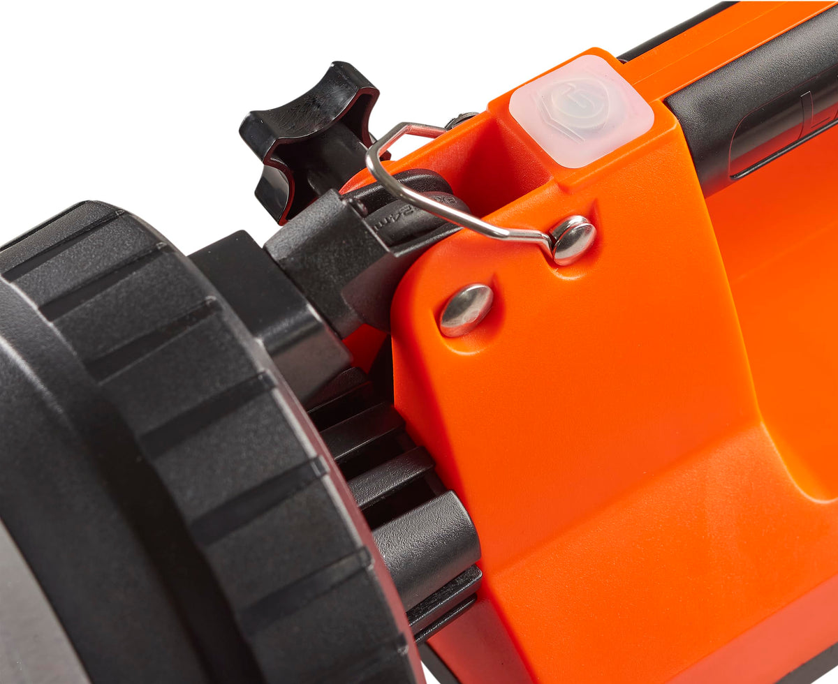 Streamlight 45865 E-Spot Firebox 1500-Lumen 110000 Candela Rechargeable Spot Beam Lantern with Dual Rear LEDs, Vehicle Mount System, Direct Wire DC Charging Rack, and Heavy Duty Shoulder Strap, Orange