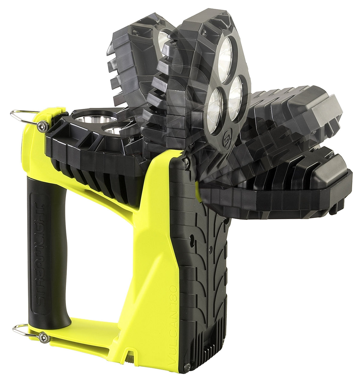 Streamlight 44321 Vulcan 180 HAZ-LO Standard System Class I DIV.1 450-Lumen Rechargeable Lantern/Portable Scene Light with 120V/100V AC/12V DC Charger and Heavy Duty Shoulder Strap, Yellow