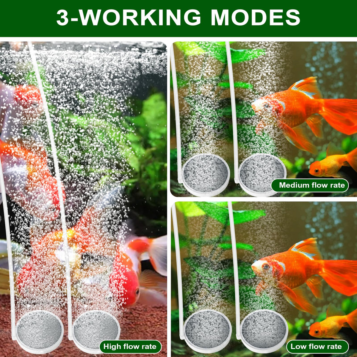 Lewisia Solar Pond Aerator Air Pump Battery with Air Hoses and Bubble Stones Fish Tank Bubble Oxygenator 30W