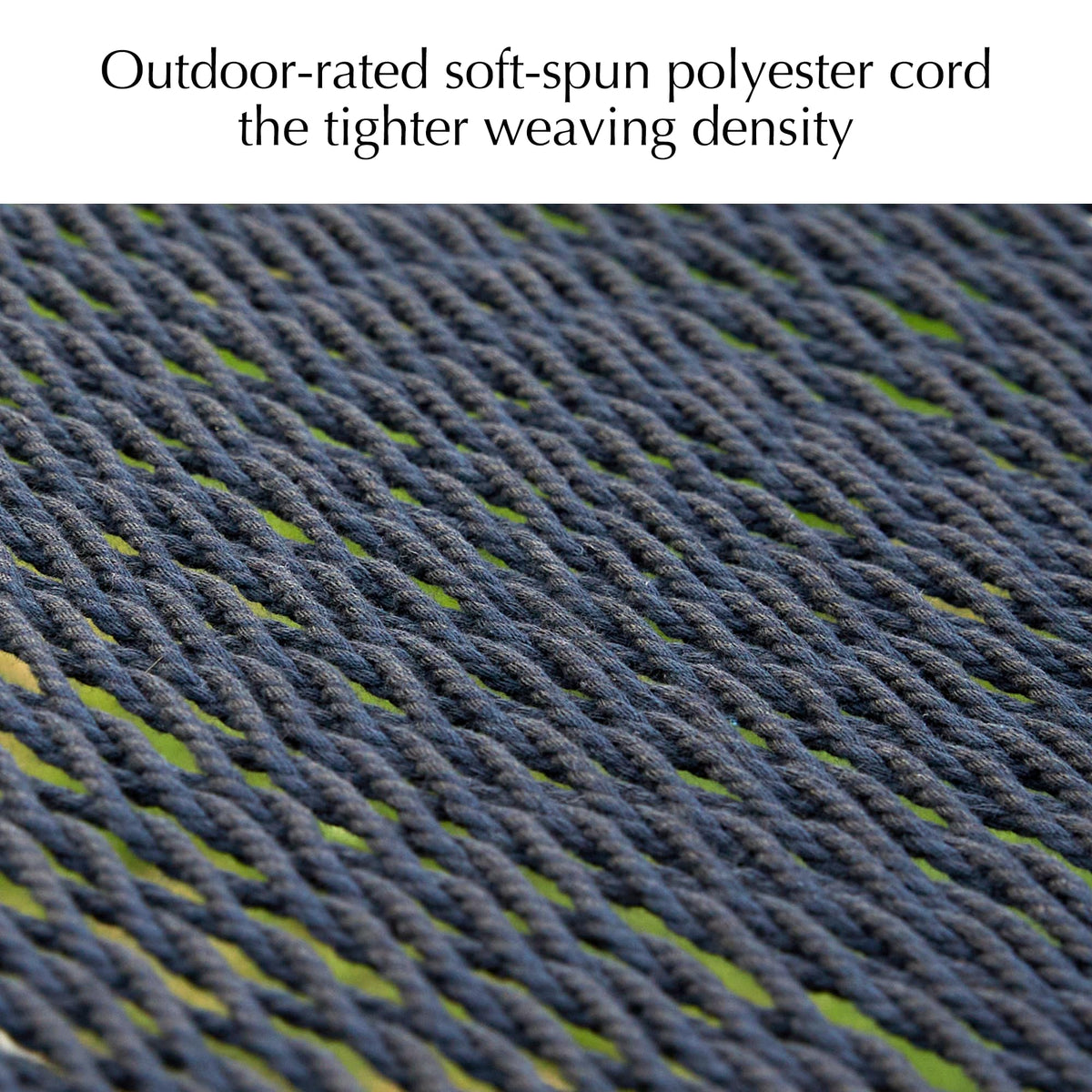 PNAEUT Double Rope Hammocks for Outside, Handwoven Double Caribbean Hammock with Spreader Bar for Outdoor Indoor, Max 600 lbs Capacity (Abyss)