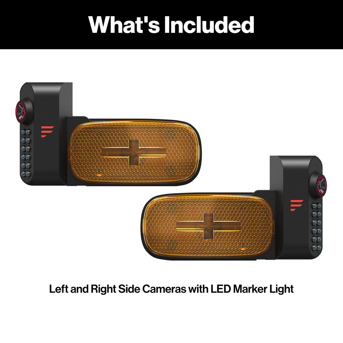 Furrion Vision S+ RV Observation System with Left/Right Side Cameras, Infrared Night Vision, 65-Degree Wide Viewing Angle - FCEFDTASH