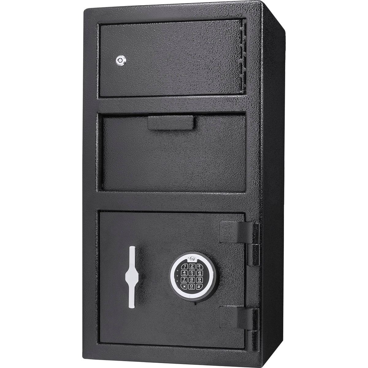 Barska Advanced Digital Keypad Compact Depository Drop Safe with Master Code + 5 Codes & Dual User Mode, Black, 0.72/0.78 Cubic Ft