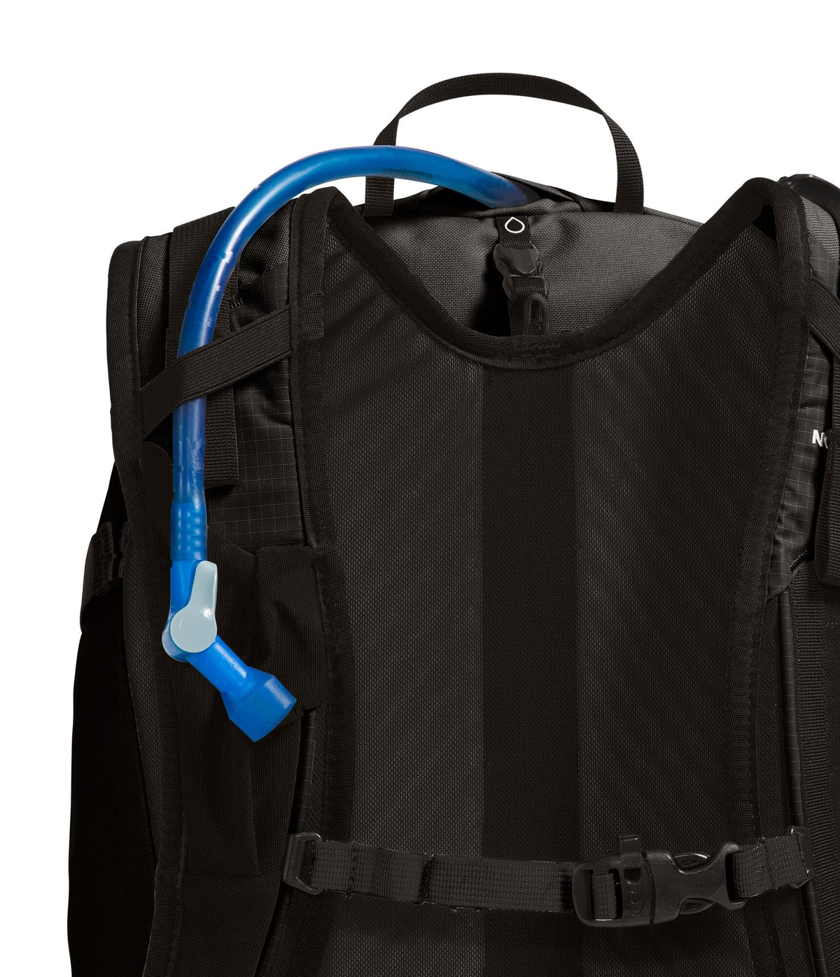 The North Face Basin 24 Liter Technical Daypack with Rain Cover - Unisex, Hiking Pole Attachment, Compression Straps, TNF Black/TNF Black-NPF, One Size