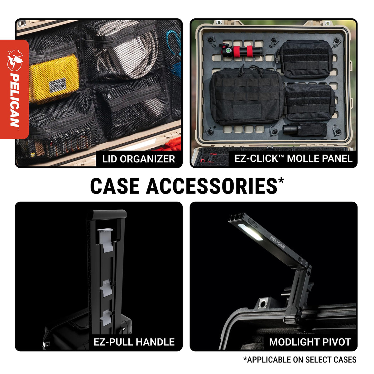 Pelican Air 1615 Case With Padded Dividers - Black