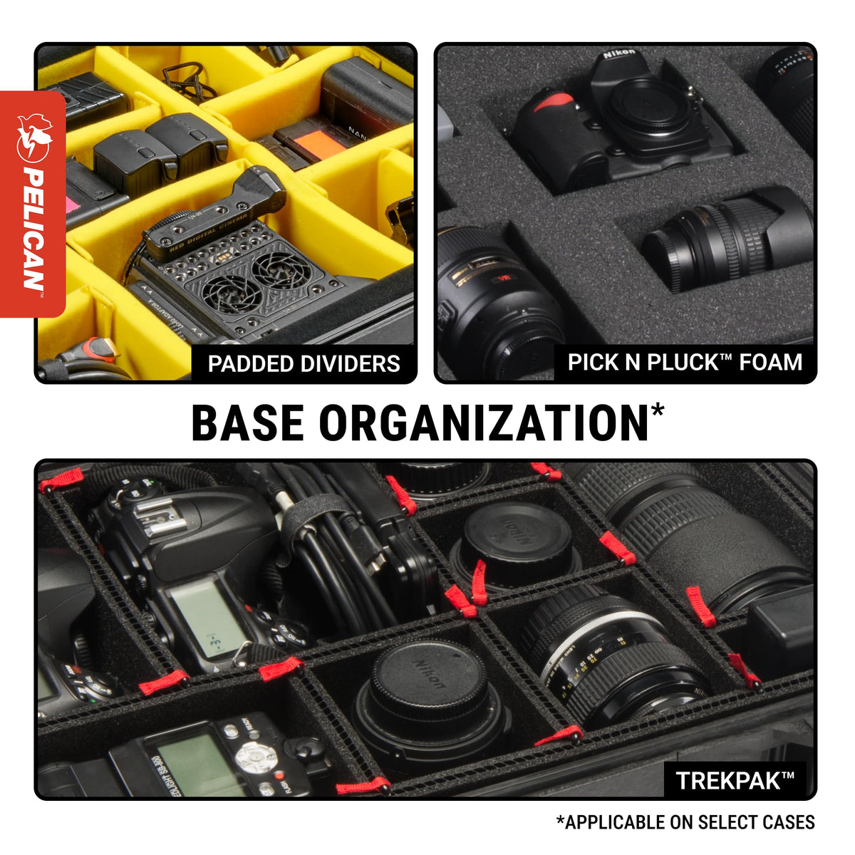 Pelican Air 1535 Case With Padded Dividers - Black