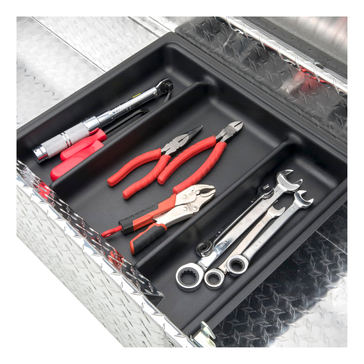 UWS EC10141 58-Inch Heavy-Wall Aluminum Truck Tool Box with Low Profile, RigidCore Lid