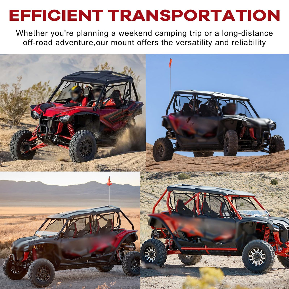 ELITEWILL Offroad Packout Mount Fit for Milwaukee Packout Compatible with Honda Talon 1000 UTV
