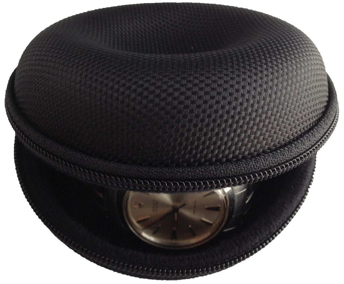 CASEBUDi Watch Travel Case (Medium) (Black)