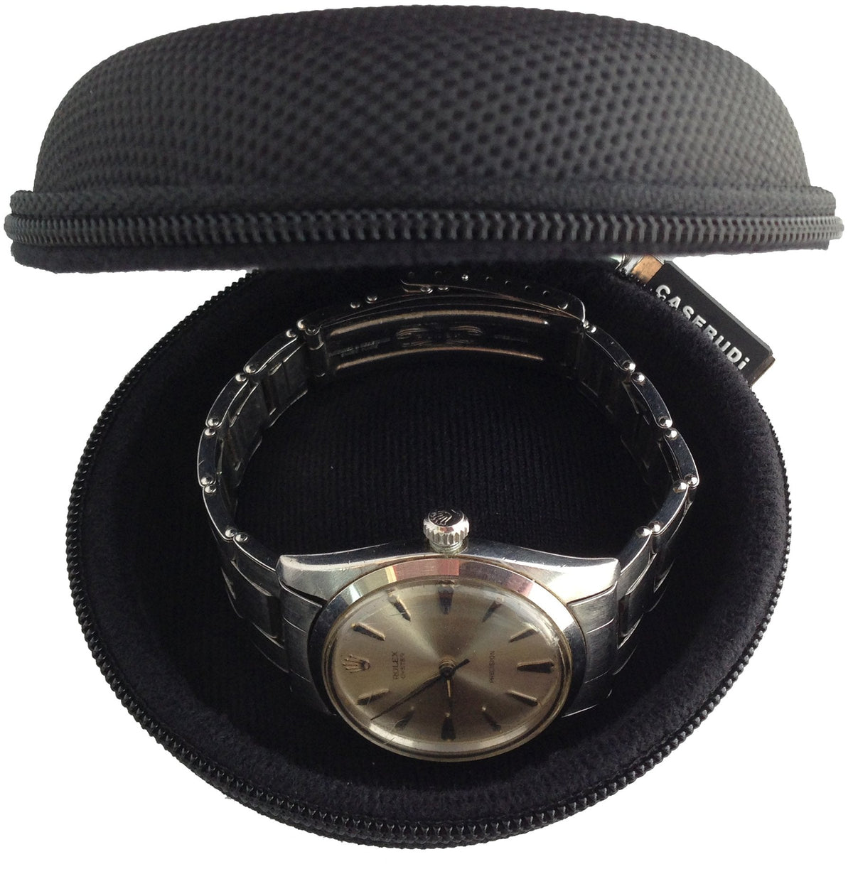 CASEBUDi Watch Travel Case (Medium) (Black)