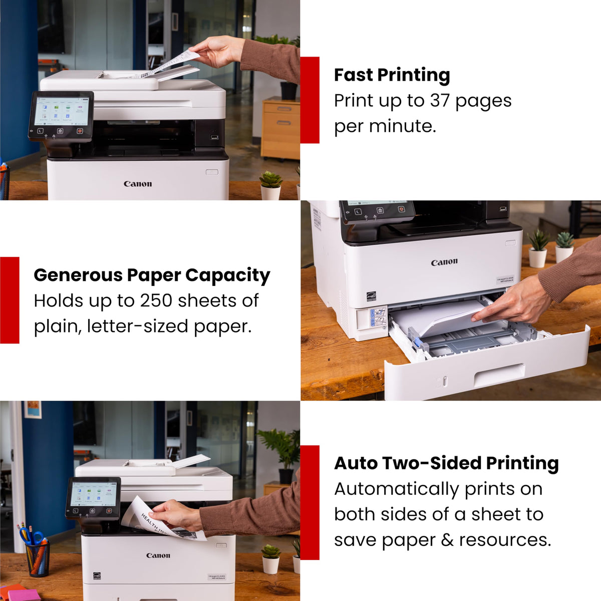 Canon imageCLASS MF462dw II - Monochrome Wireless Duplex Laser Printer with Print, Copy, Scan, Fax, Expandable Paper Capacity, 37 PPM