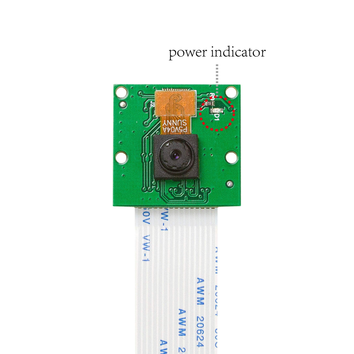 Arducam 5MP Camera for Raspberry Pi, 1080P HD OV5647 Camera Module V1 for Raspberry Pi5/4/3/3B+, and Other A/B Series