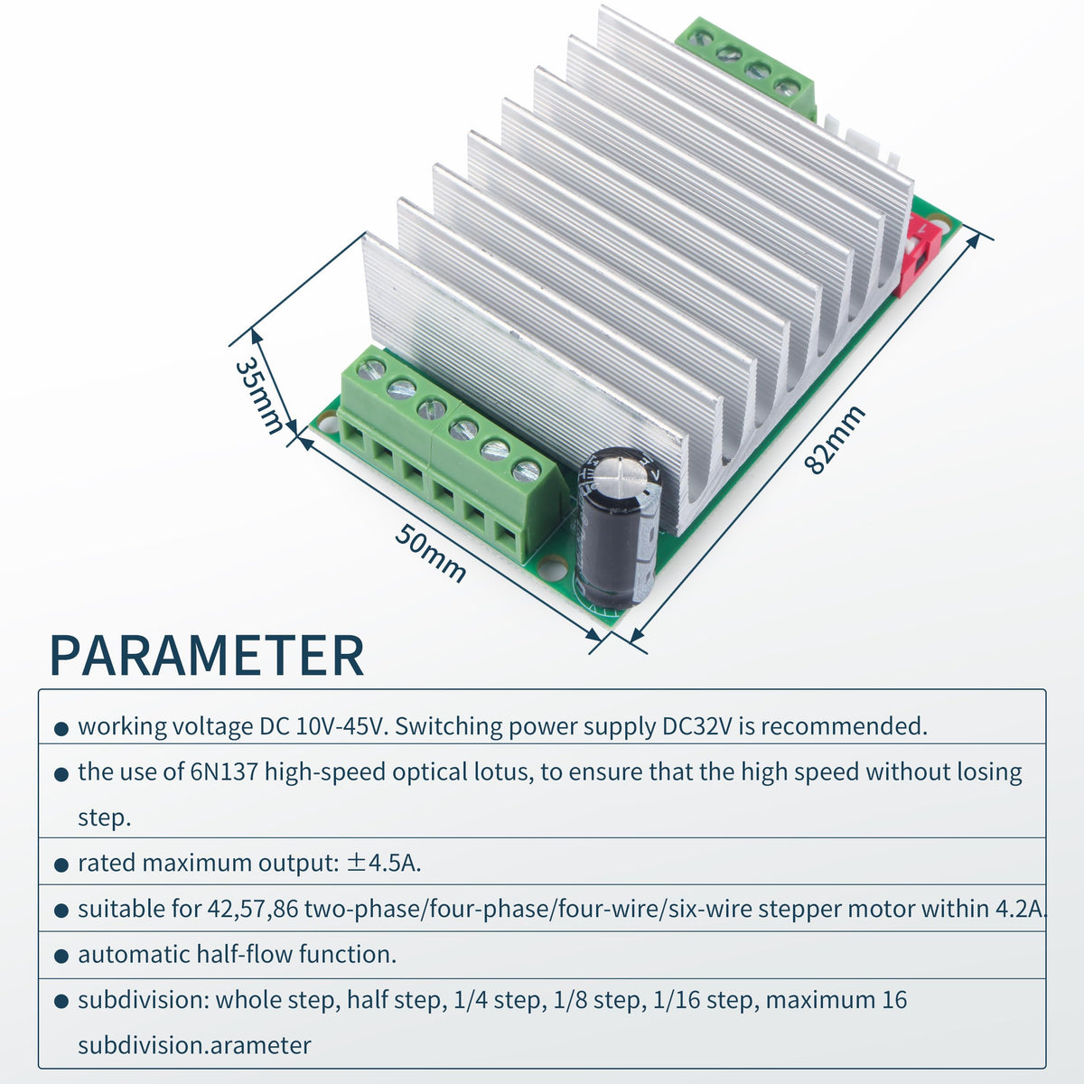 RATTMMOTOR 4 Axis CNC Controller Kit, Nema23 Stepper Motor23HS8430 270oz-in 76mm 3A 1.8Nm, TB6600 Stepper Motor Driver 24VDC, USB Mach3 Motion Control Card Breakout Board, 350W Switching Power Supply