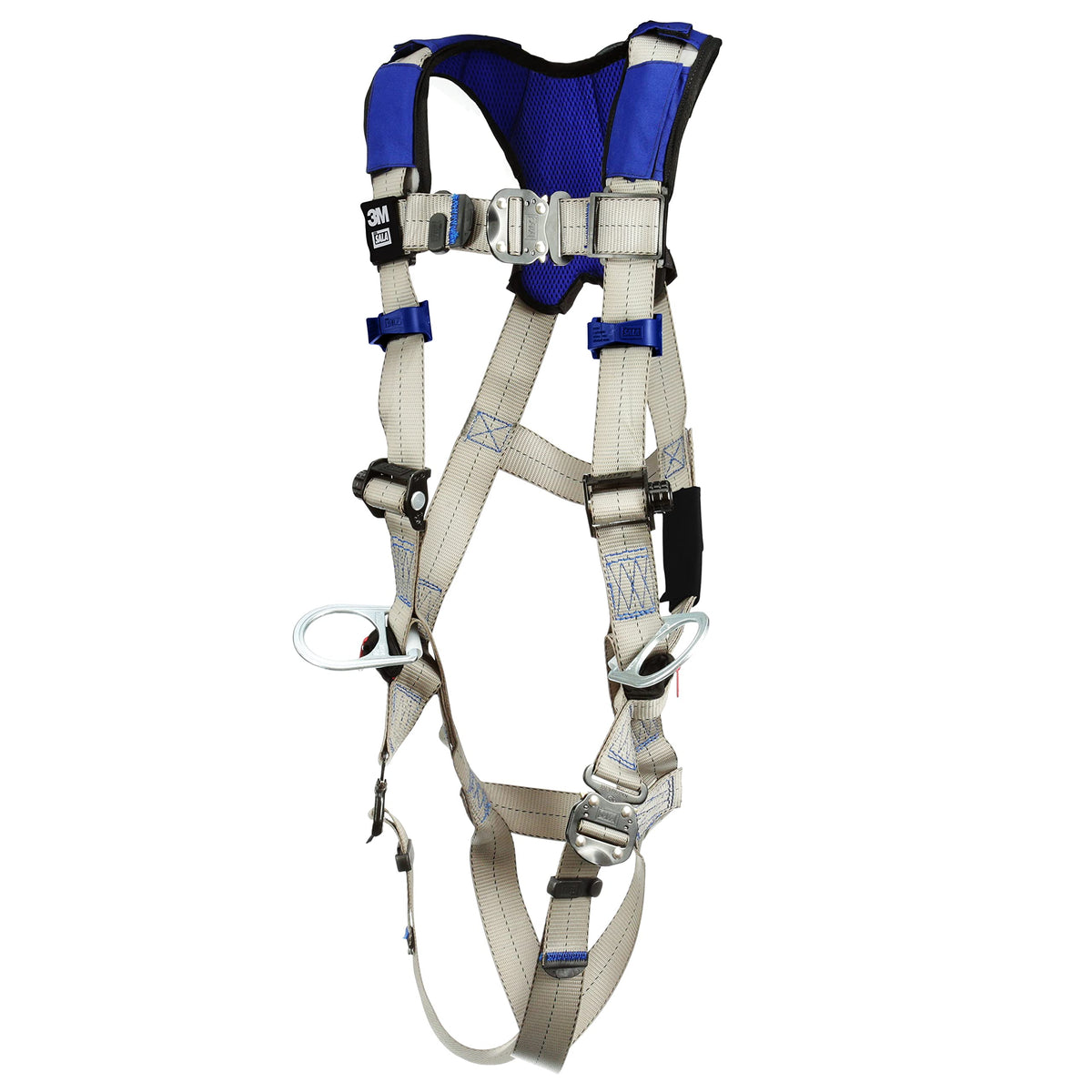 3M DBI-SalaExoFit X100 Comfort Vest Positioning Safety Harness Fall Protection, OSHA, ANSI, Back and Hip D-Rings, Quick Connect Chest and Leg Buckles, 1401031, Medium