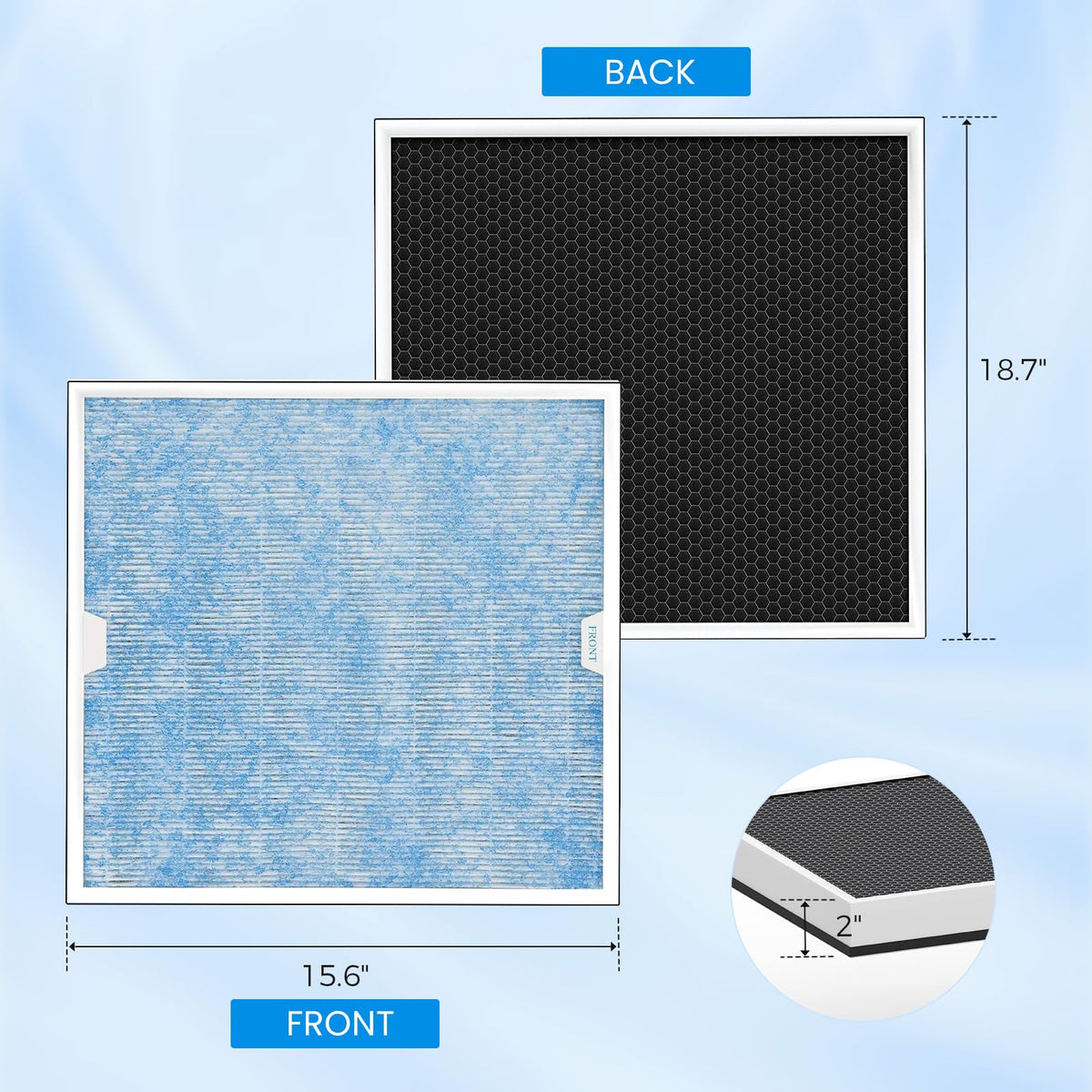 CADPXS Shield-550 Air Scrubber Grey and 3 PACK HEPA/Activated Carbon Filters Bundle