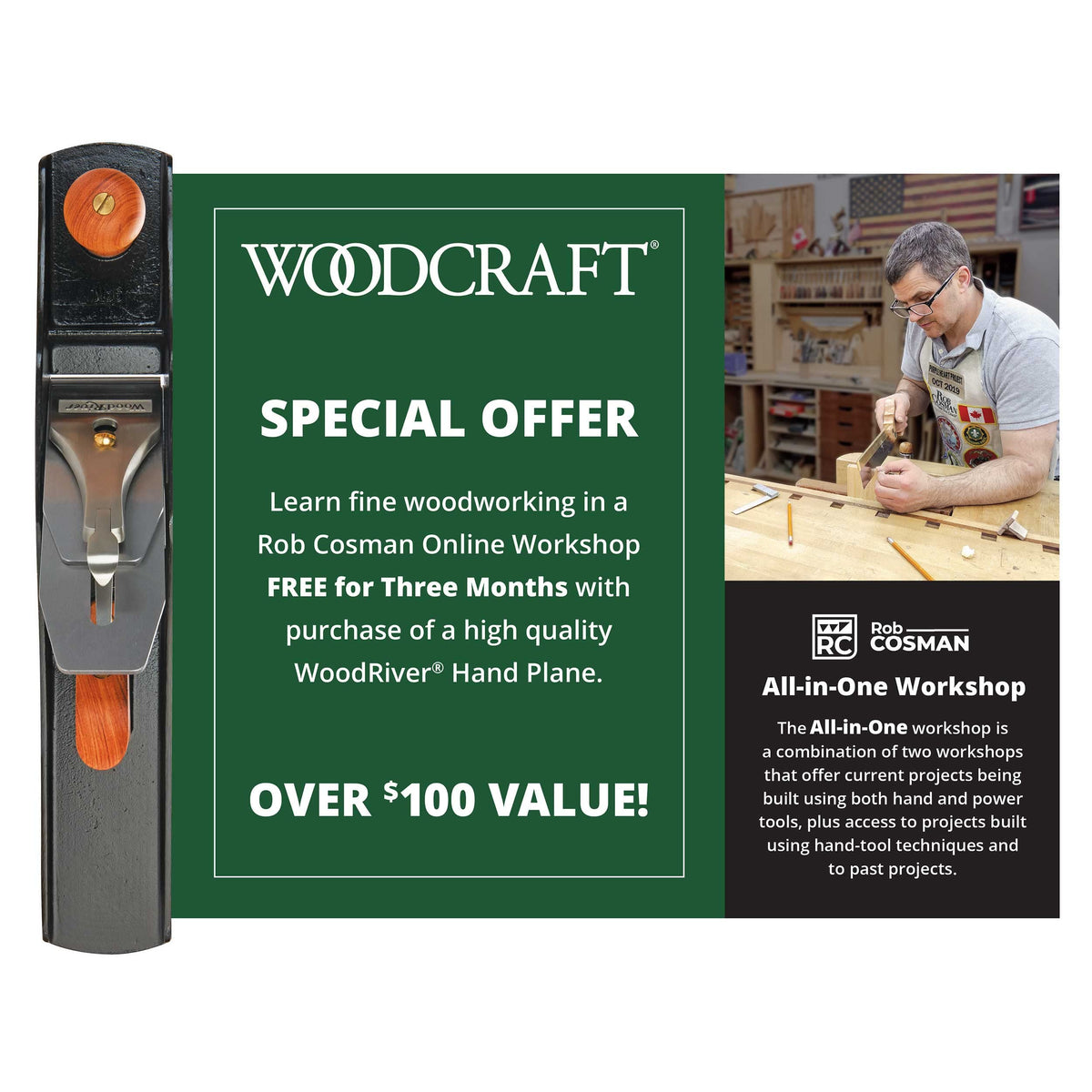 Woodriver Side Rabbet Plane