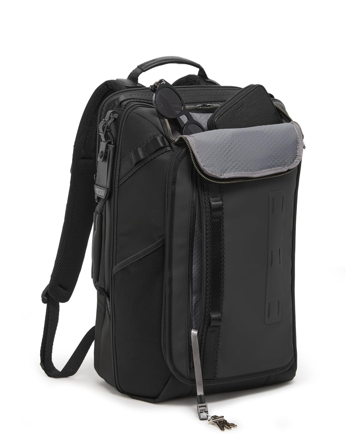 TUMI - Alpha Bravo Detrick Backpack - Multi-Compartment Travel Gear - Adjustable Straps & Easy to Carry - Black