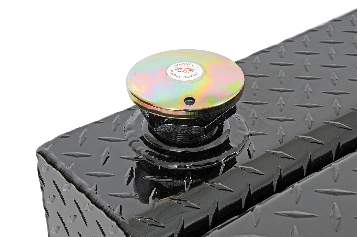 Dee Zee DZ92740XB (43 gallon) Auxiliary Diesel Fuel Transfer Tank - Black Aluminum
