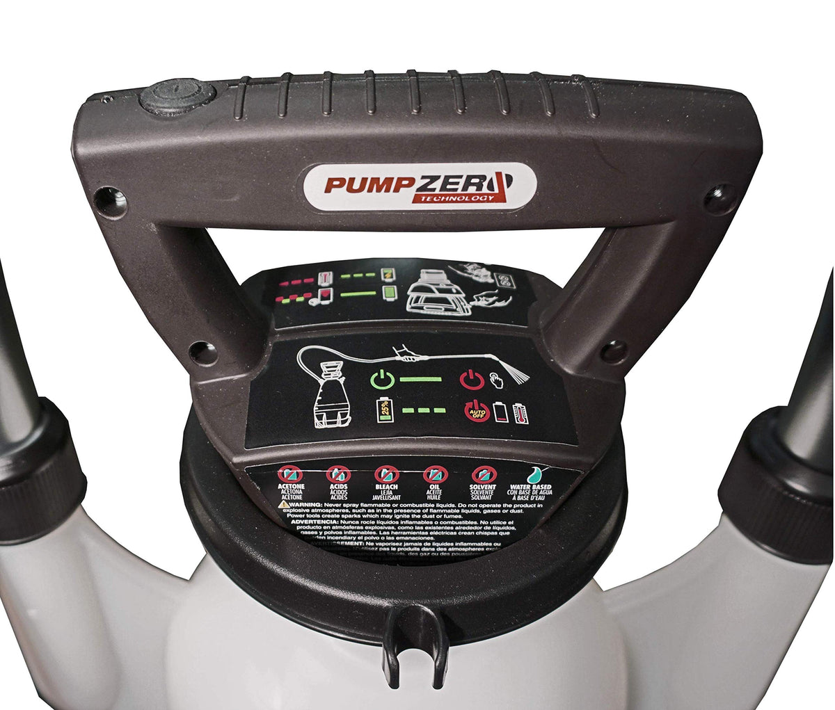 Scotts Lithium-ion Powered Pump Zero Technology, Wheeled Cart Sprayer, 3 Gallon, White, 190617