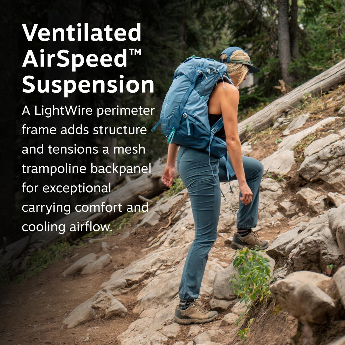 Osprey Sirrus 34L Women's Hiking Backpack - Camping Bag with Waterproof Raincover, Bottle Pockets, & Gear Straps, Purple Dusk