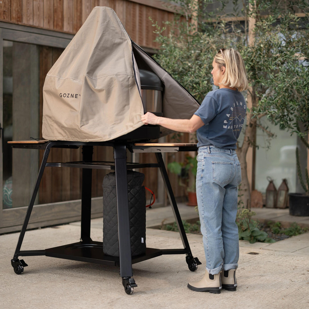 Gozney Dome (Gen 2) Pizza Oven Cover, Weather-Repellent and UV Protection Cover for Outdoor Pizza Oven, Protects from Snow, Rain & Harsh Sun