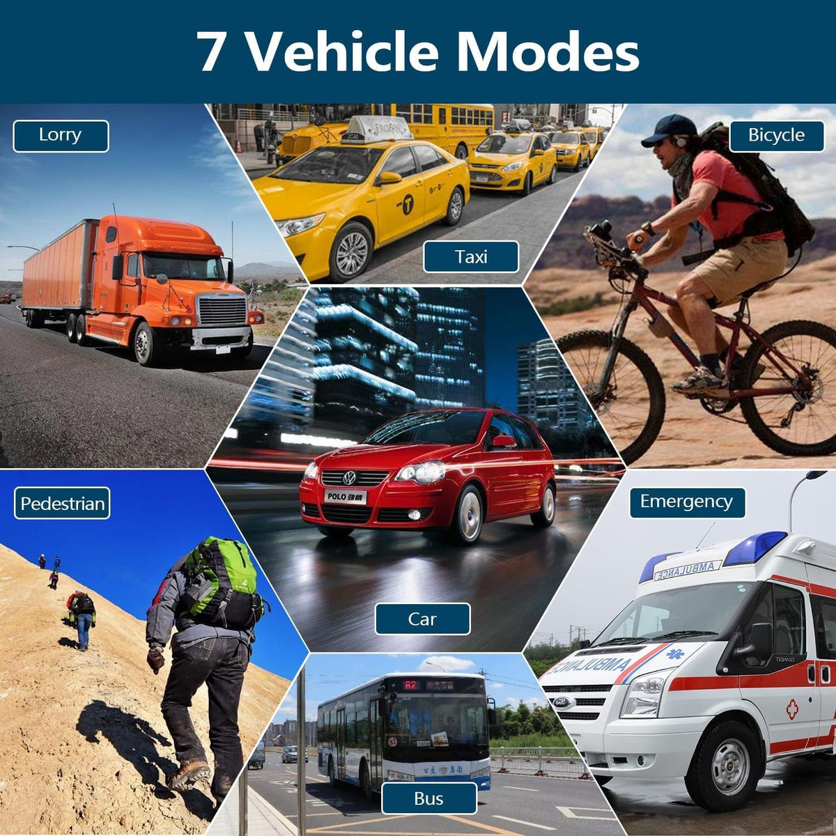 GPS Navigator for Car Truck RV, 9 Inch Touch Screen Latest 2026 Map, Real Voice Spoken Turn-by-Turn Direction Reminding Navigation System, Vehicle GPS with Speed and Red Light Warning, FM