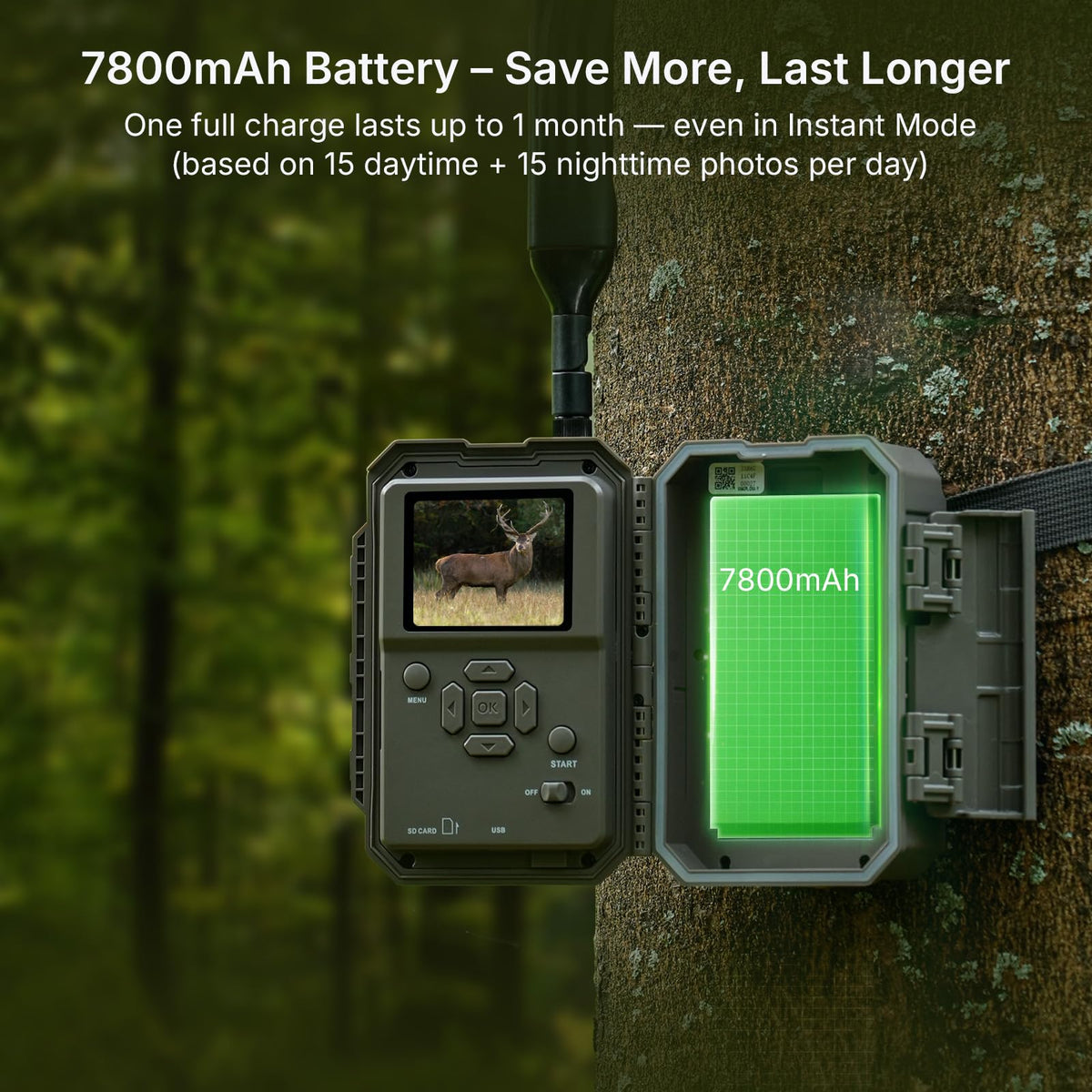 GardePro X66 Pro 2-Pack Cellular Trail Cameras (Non-WiFi), Rechargeable Battery, 64GB SD Cards Included, Live View, Shared Data Plan, Motion Activiated