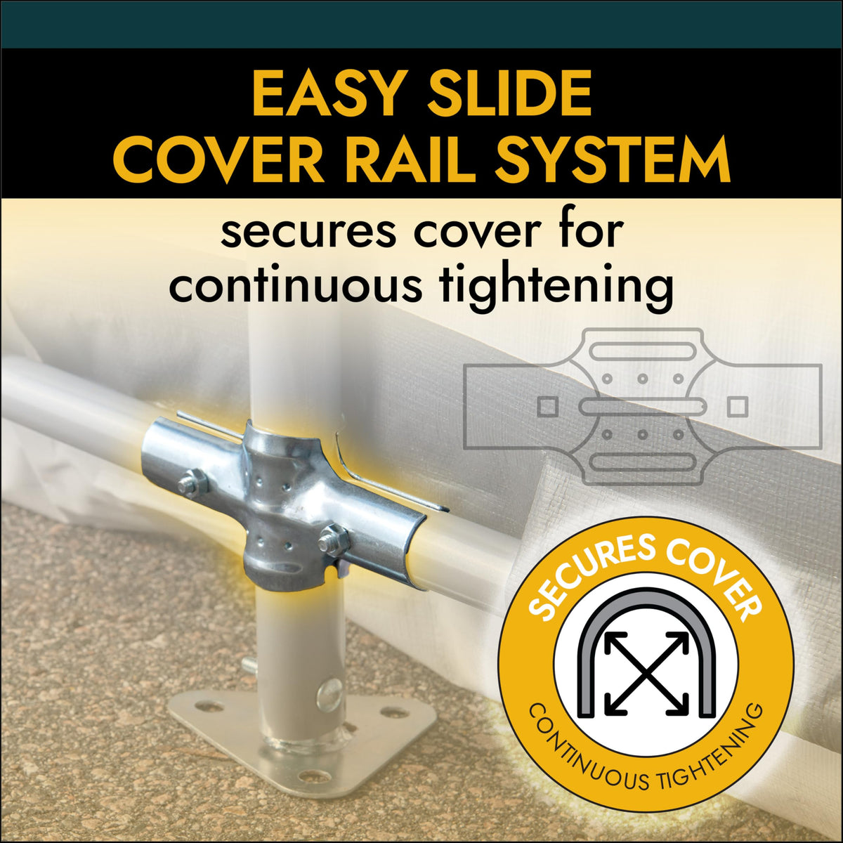 ShelterLogic 78731 Grey 22'x28'x10' Peak Style Shelter