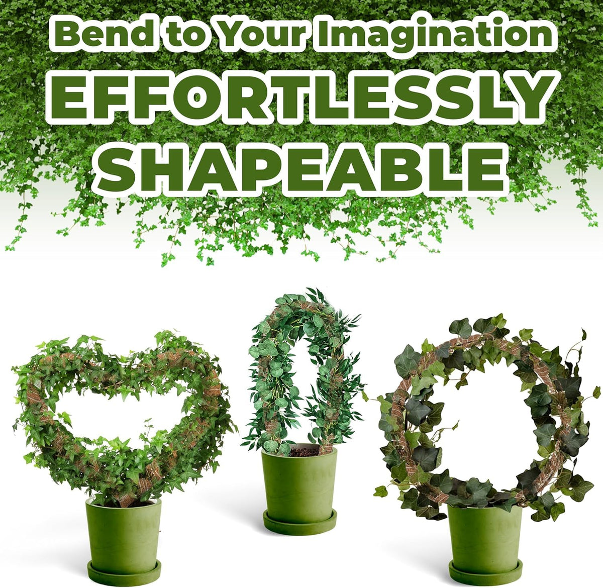 2 Pack 63 Inch Bendable Moss Pole Monstera Plant Support Stakes for Indoor Plants - Tall Moss Stick Trellis for Potted Climbers - Stem Support Accessories for Climbing Houseplants