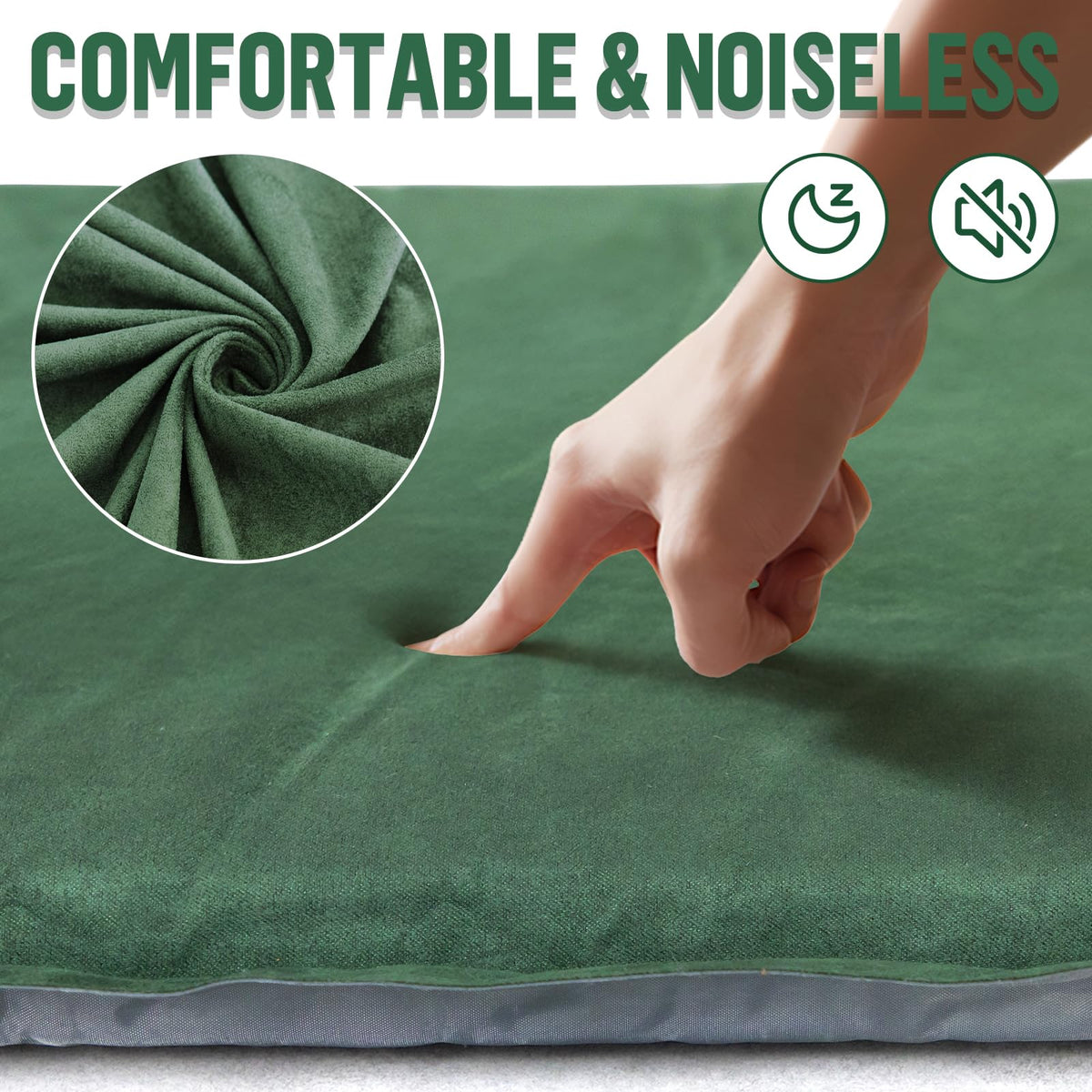Night Cat Camping Cot Tent with Self-Inflating Sleeping Pad and Camping Sleeping Bag Waterproof 1-Person Off-Ground Combo Cot Bed for Adults Portable Easy Set-up Tent
