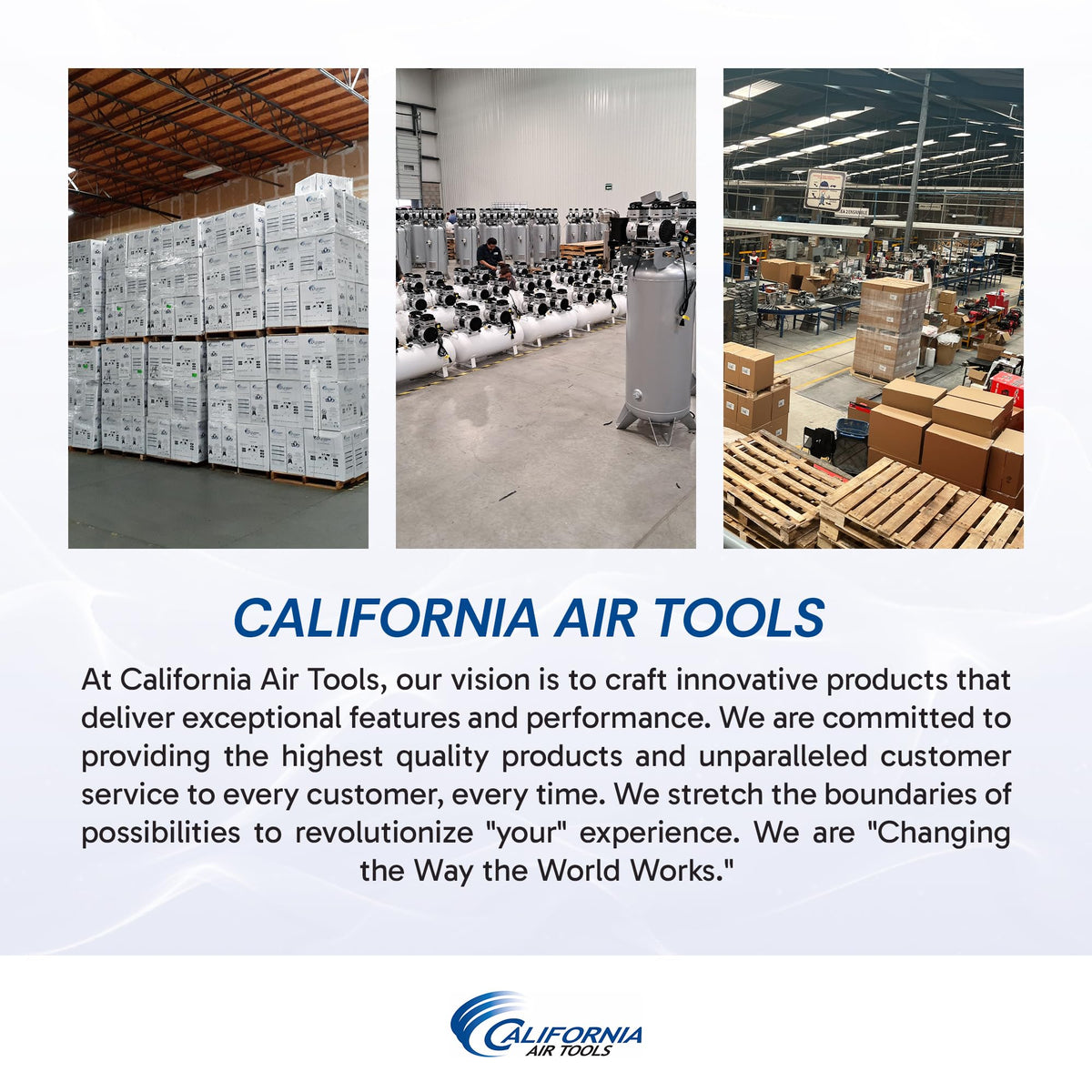 California Air Tools CAT 20015 1.5 HP Ultra Quiet, Oil-Free Air Compressor with Wheels, 20 Gallon Tank Capacity, 70 dB Noise Level, Electric, Portable