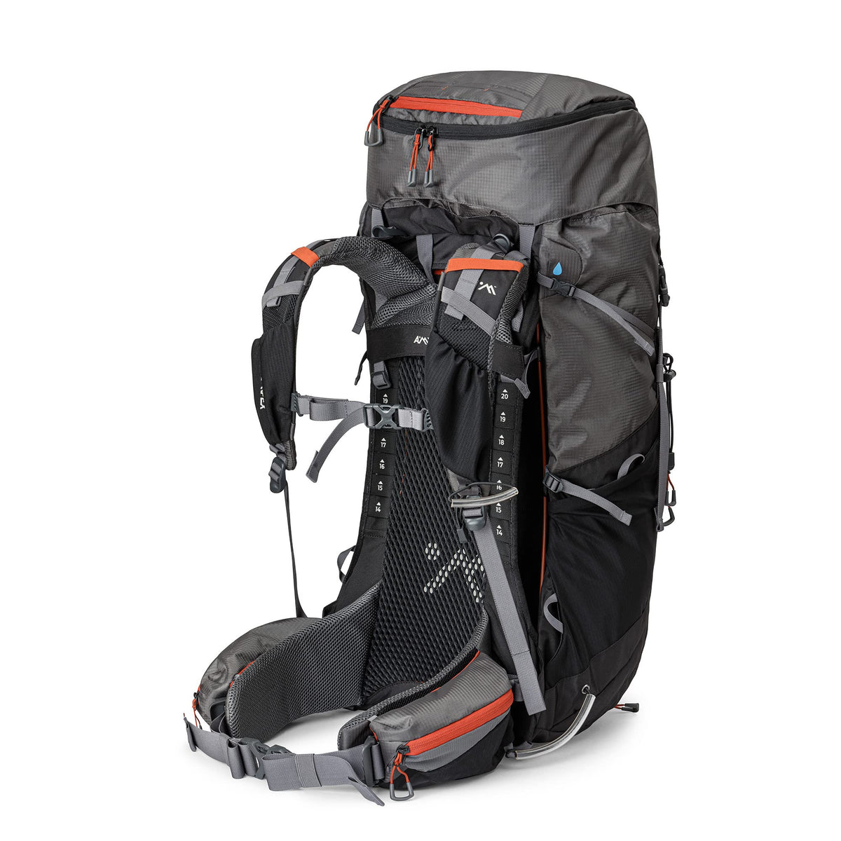 AMPEX Hiking Backpack | Camping Essentials Lightweight Backpack for Men & Women, Travel Bag for Backpacking, Camping, Hunting and More (50 Liter)