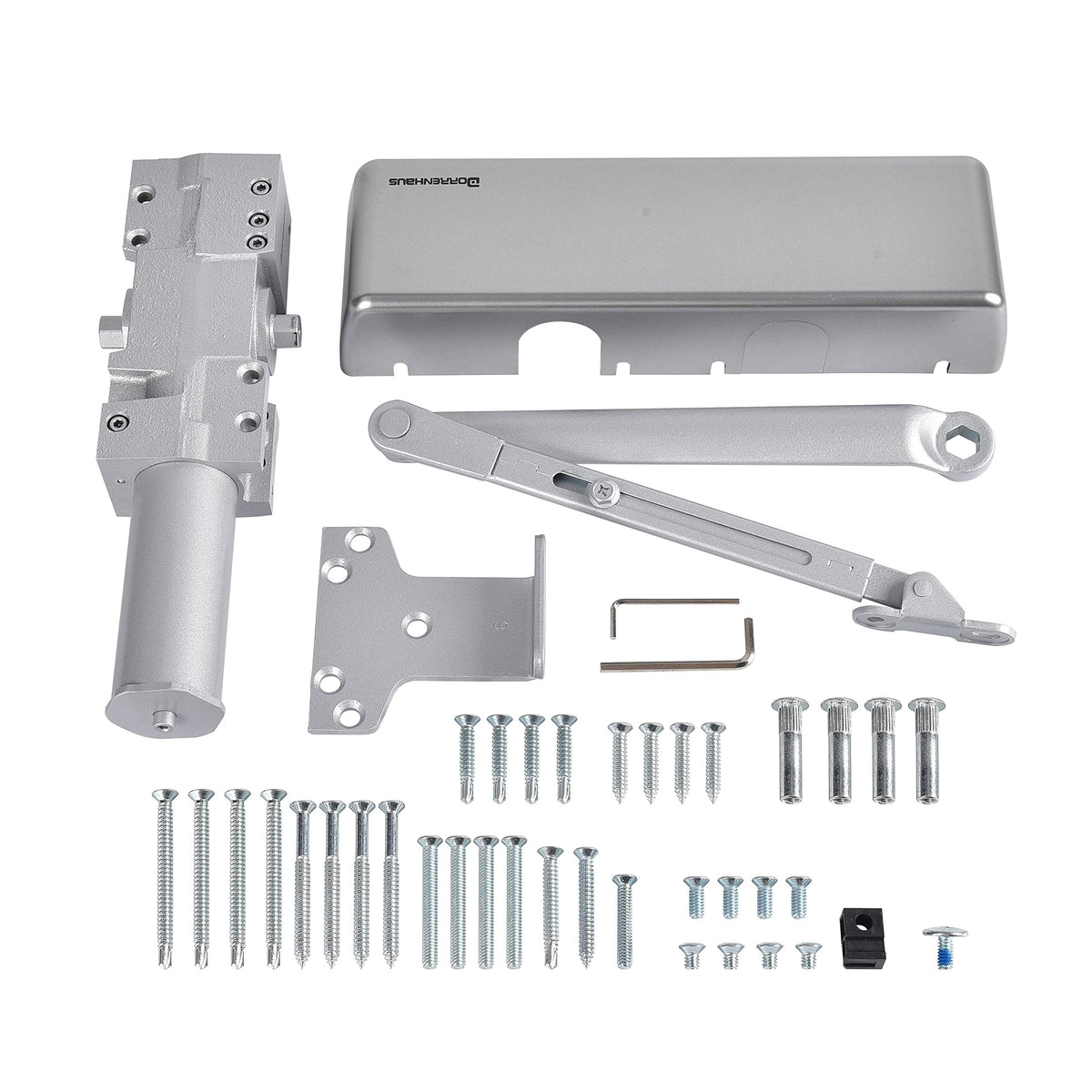 ZOOM PRECISION 4041 Heavy Duty Automatic Door Closer - Adjustable for Doors (40-330lbs)