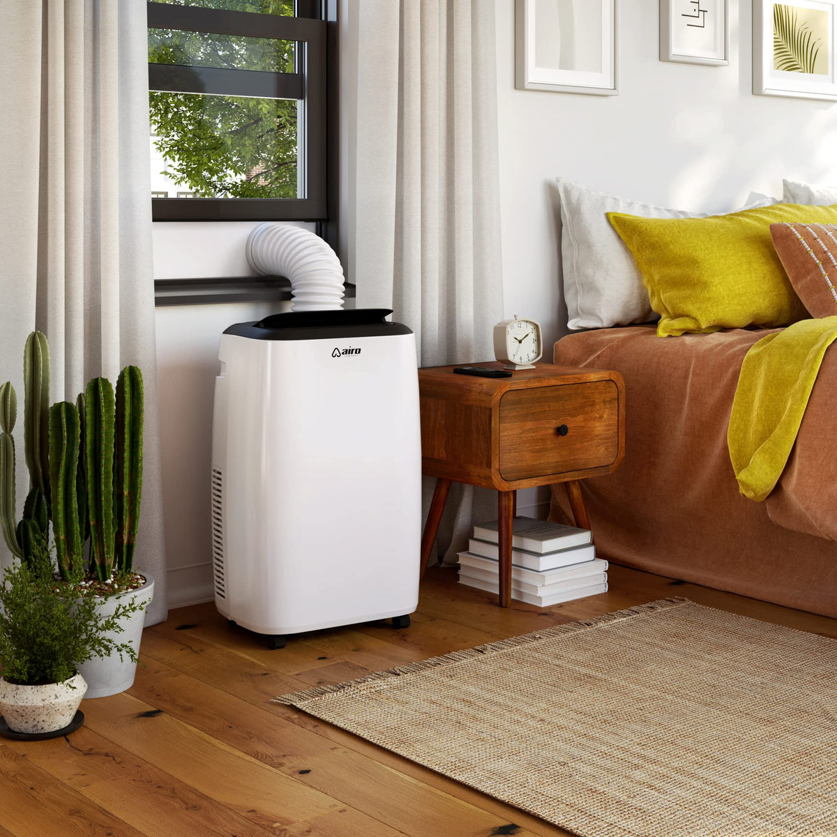 AIRO Portable Air Conditioners 8000 BTU, AC Unit Floor Standing with Remote Control & DIY Installation Kit, New 2025 model