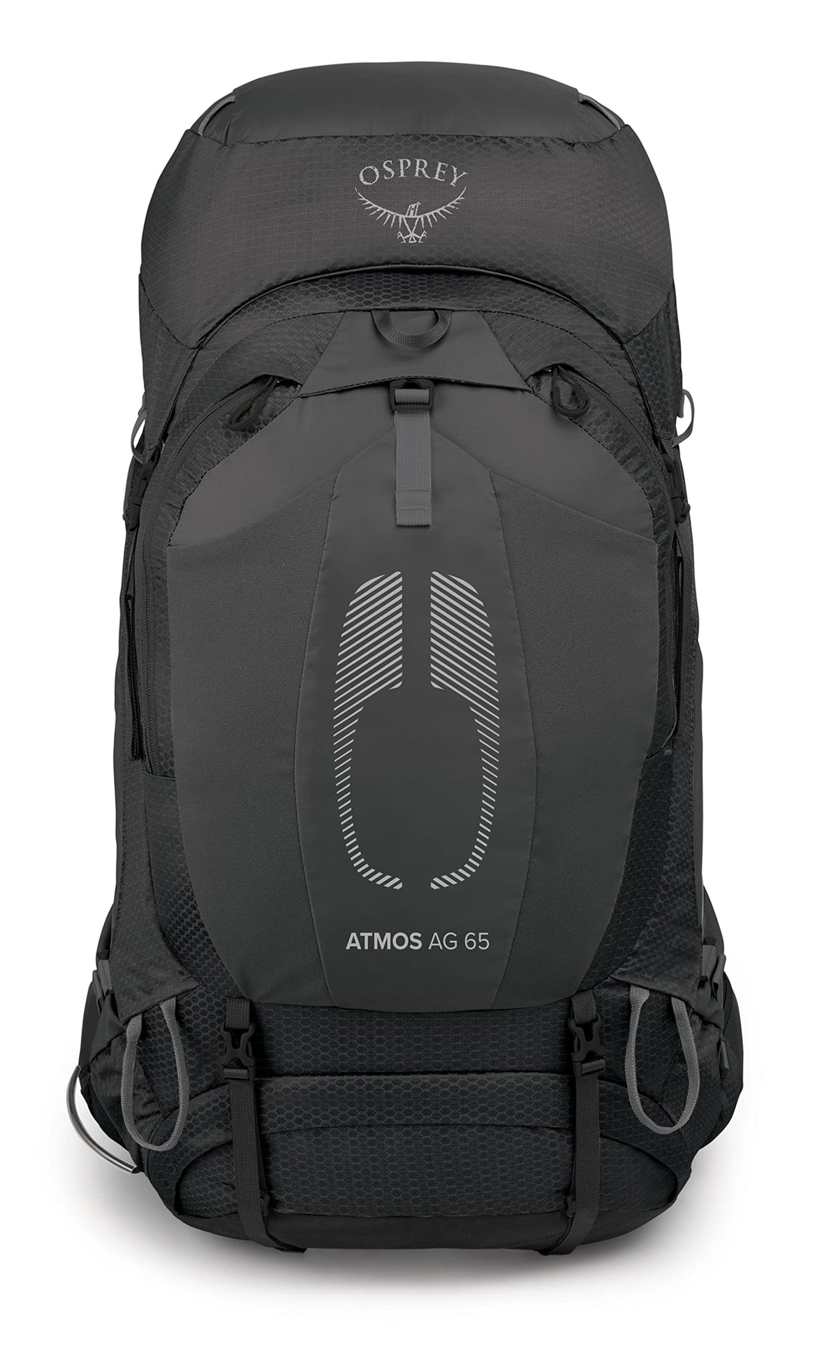 Osprey Atmos AG 65L Men's Backpacking Backpack and Cascade Mountain Tech Trekking Poles - Aluminum Hiking Walking Sticks (Set of 2), 54"