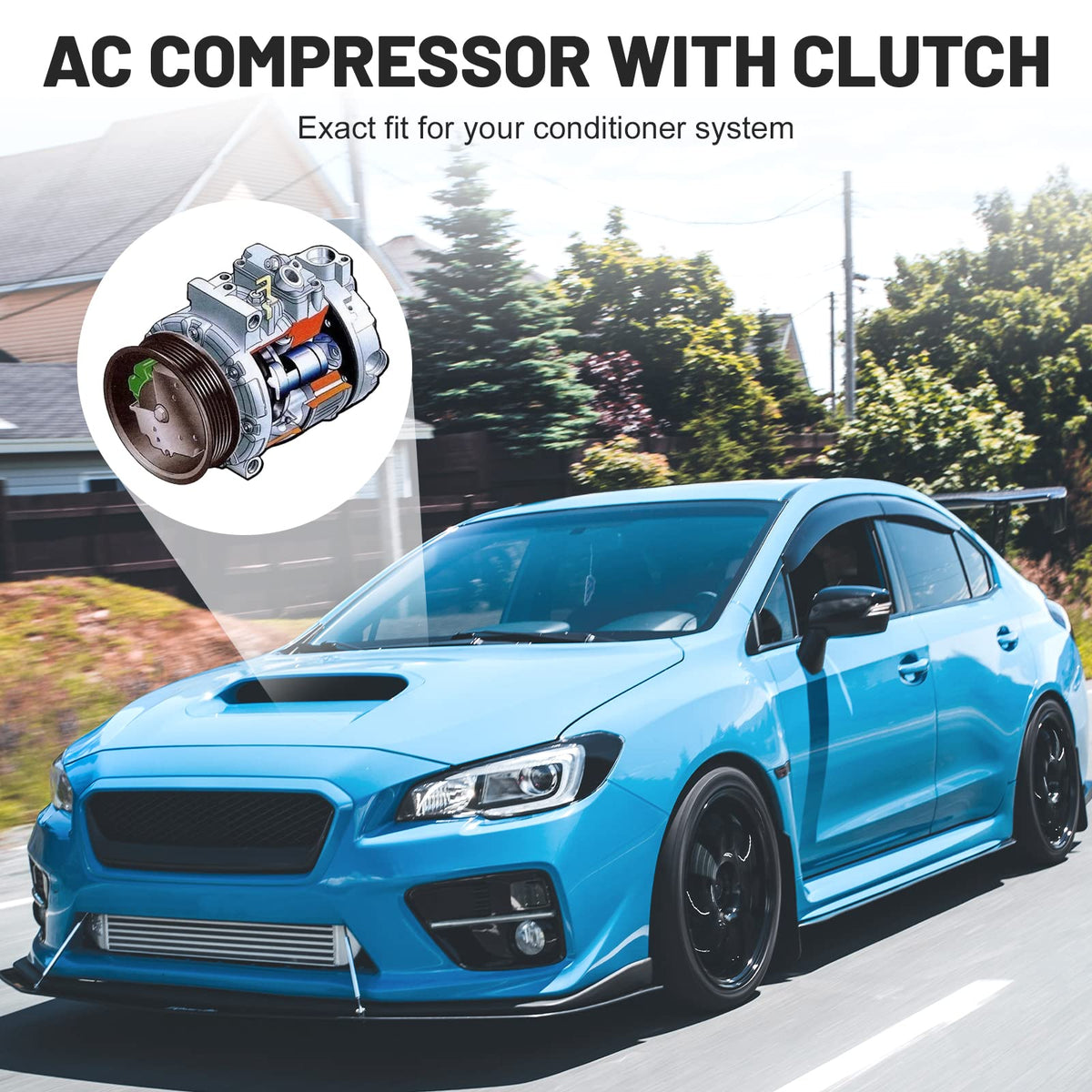 New AC Air Condition Compressor w/Clutch for Chevrolet Equinox 2.4L 2010-2011, for GMC Terrain 2.4L 2010-2011