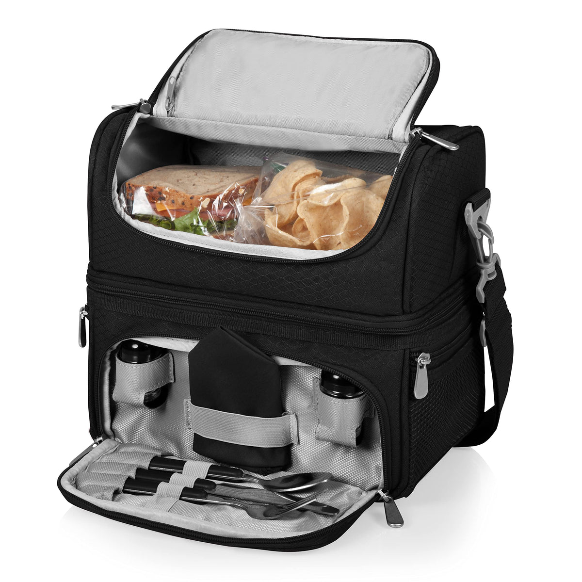 NCAA Washington Huskies Pranzo Lunch Bag - Insulated Lunch Box with Picnic Set - Lunch Cooler Bag