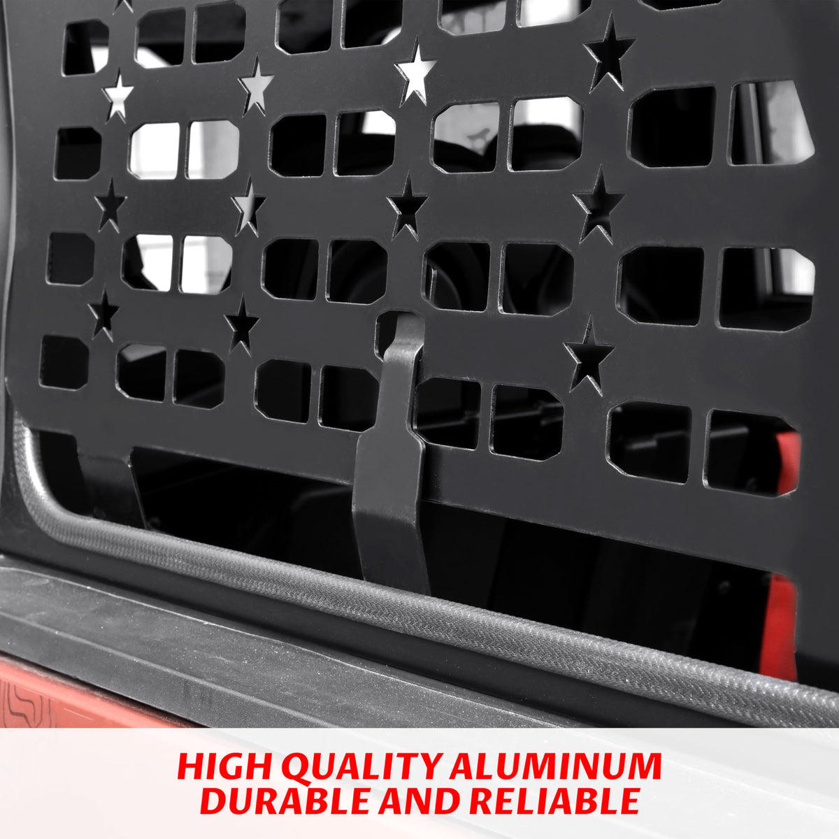 SAUTVS Rear Window Molle Panels for Polaris XPEDITION ADV/ ADV5 2024+, Aluminum Molle Panels of Rear Side Windows for Polaris XPEDITION ADV/ ADV5 2024+ Accessories (One Pair)