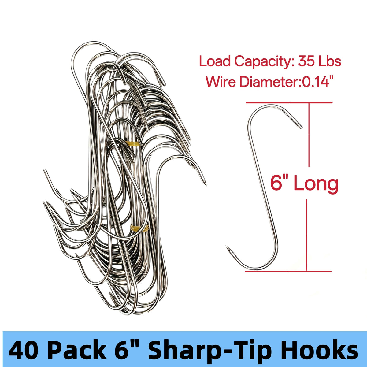Mitoltpoci 40 Pack S Hooks Sharp Tip Lock Hooks for Powder Coating Bundle with Cabinet Door Painting Hanger System with Drying Rack – Includes 10Pack Metal Hangers with 50 Zinc Screws