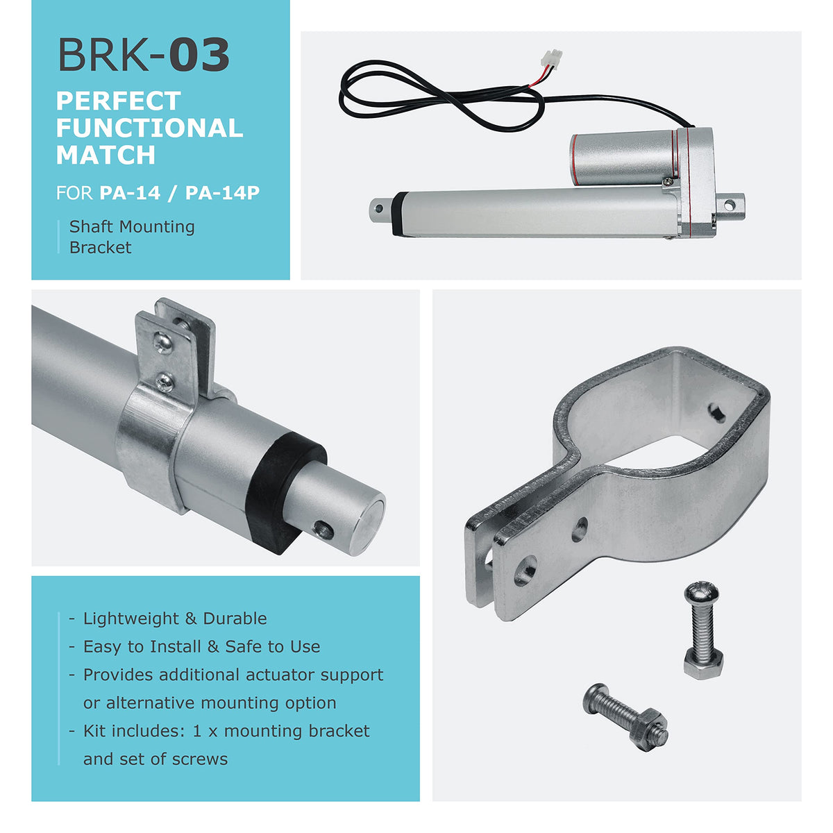Progressive Automations 12V Mini Linear Electric Actuator - 3 inches, 35 lbs Force, Innovative Compact Design and Versatile Capabilities for Home and General Automation, Automotive, Manufacturing
