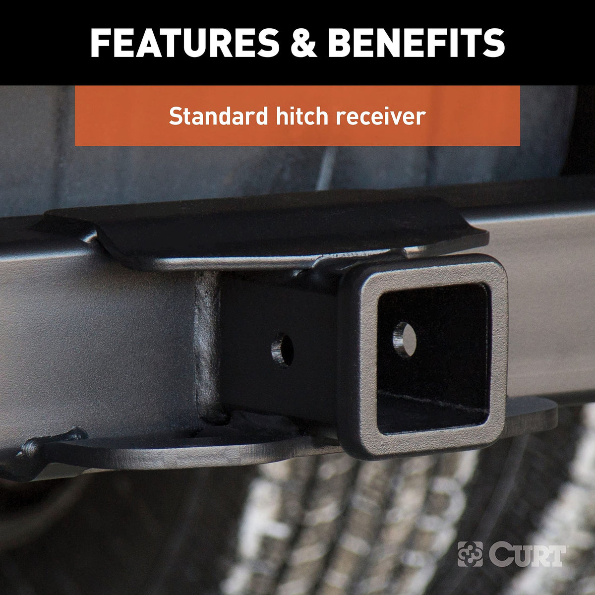 Curt 15400 XD+ Black Class-5 Trailer Hitch