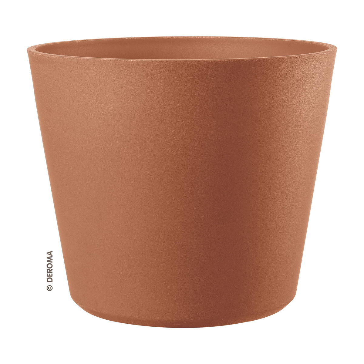 Deroma Origin Indoor/Outdoor Round Planters – 100% Post Consumer Recycled Plastics, Made in Italy Modern Design | Perfect Sizes to Grow Your Small Succulents & Large Citrus Plants.