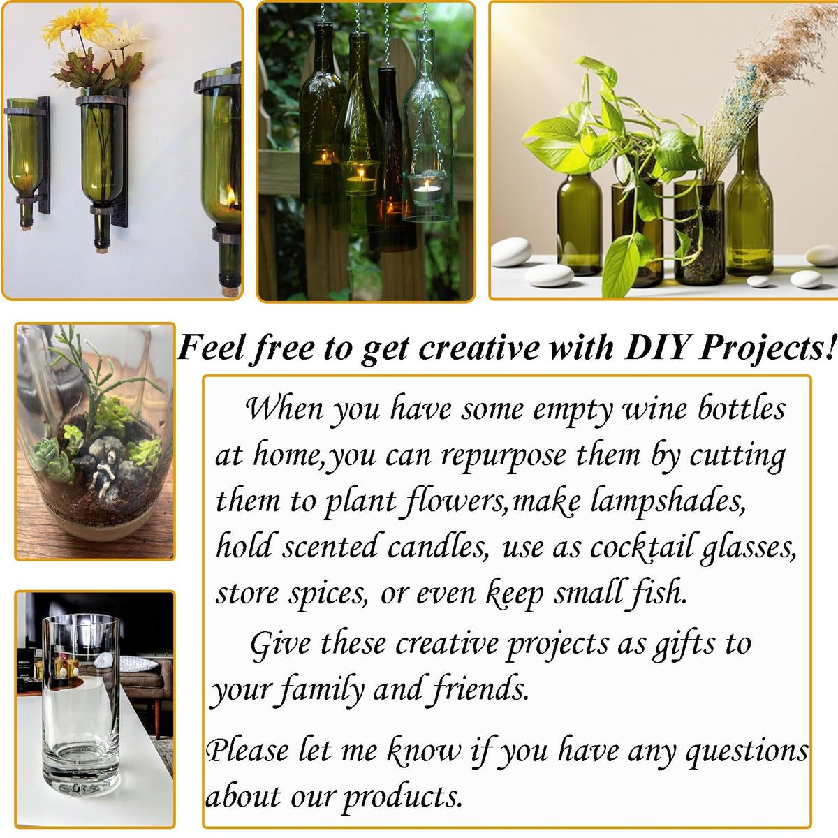 Electric Bottle Cutter, DIY Machine for Cutting Wine, Beer, Liquor, Whiskey, Alcohol, Champagne, Materials Cutter Trim Saw - Rock, Stone, Glass Cutting, Trimming, Sawing Machine