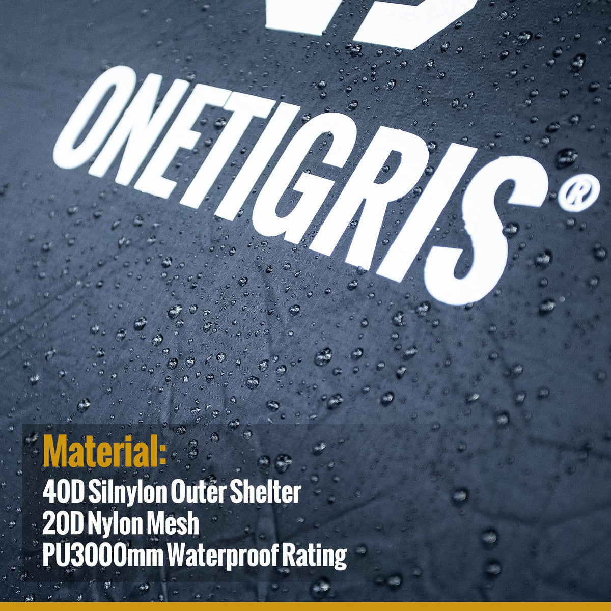 OneTigris COMETA Camping Tent + Waterproof Tent Footprint
