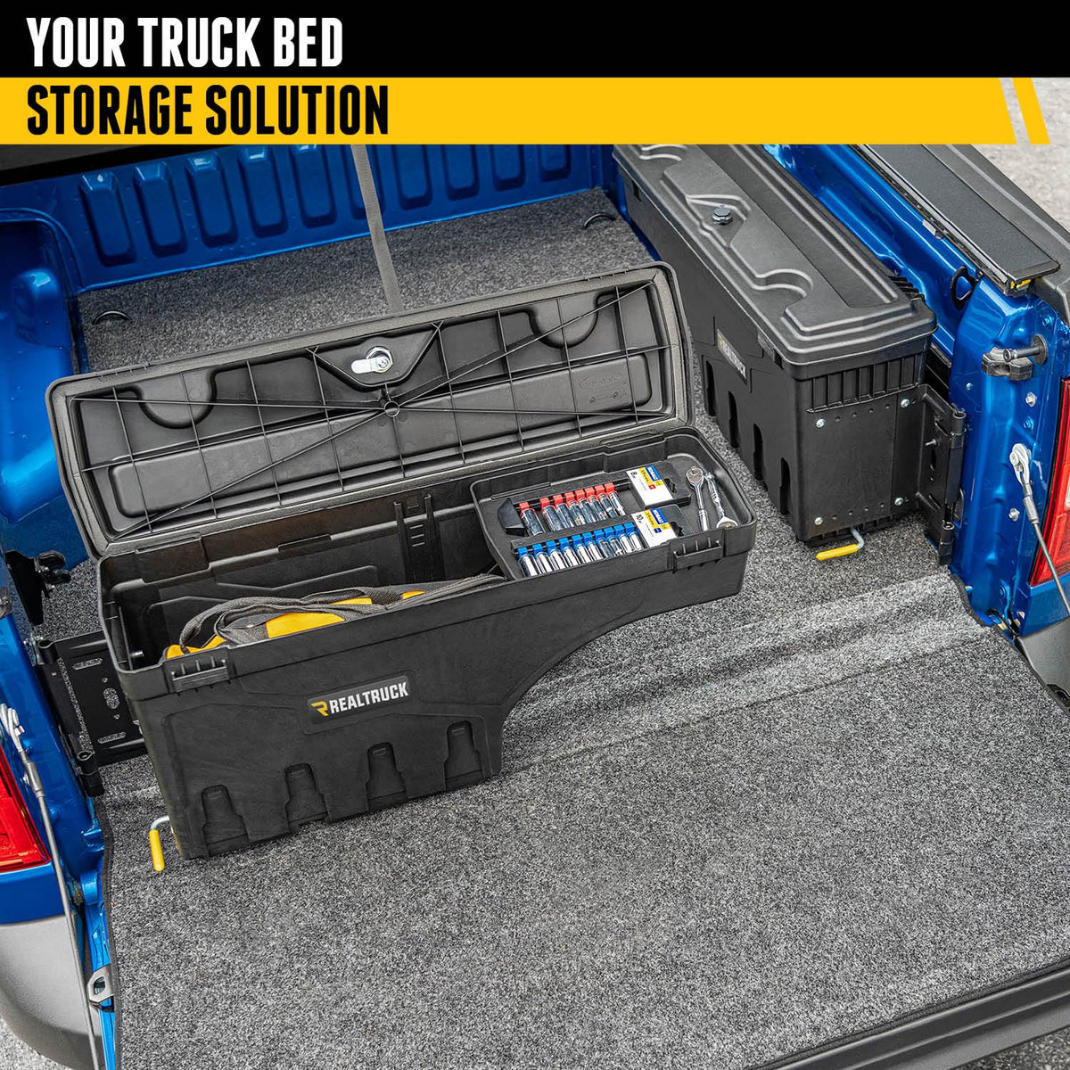 RealTruck Undercover SwingCase Truck Bed Storage Box | SC404P | Fits 2023-2025 Toyota Tundra (w/o Trail Edition Boxes) Passenger Side