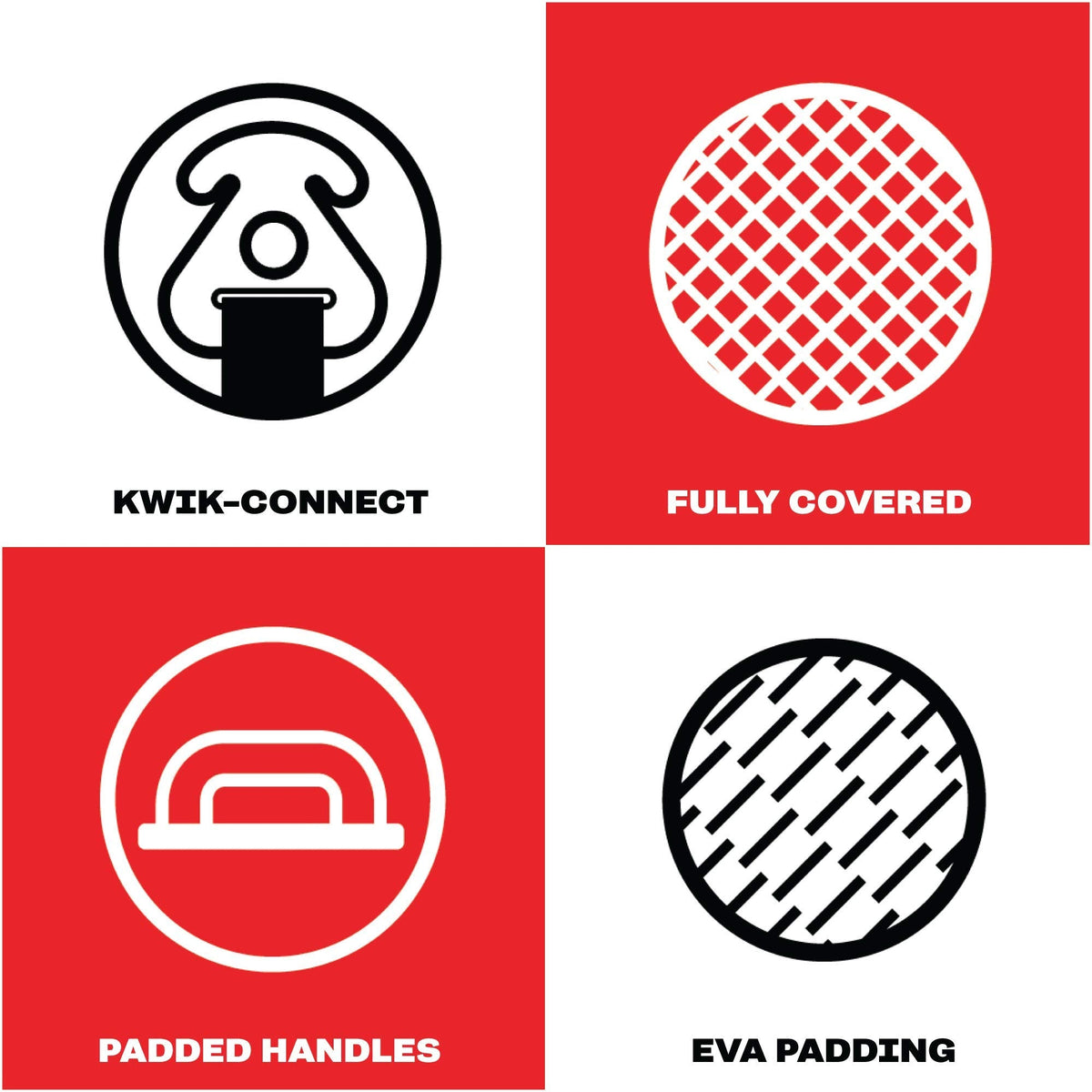 SportsStuff Bandwagon 2+2 Towable 1-4 Rider Tube for Boating and Water Sports, Kwik-Connect Tow, Heavy-Duty Full Nylon Cover and EVA Padding