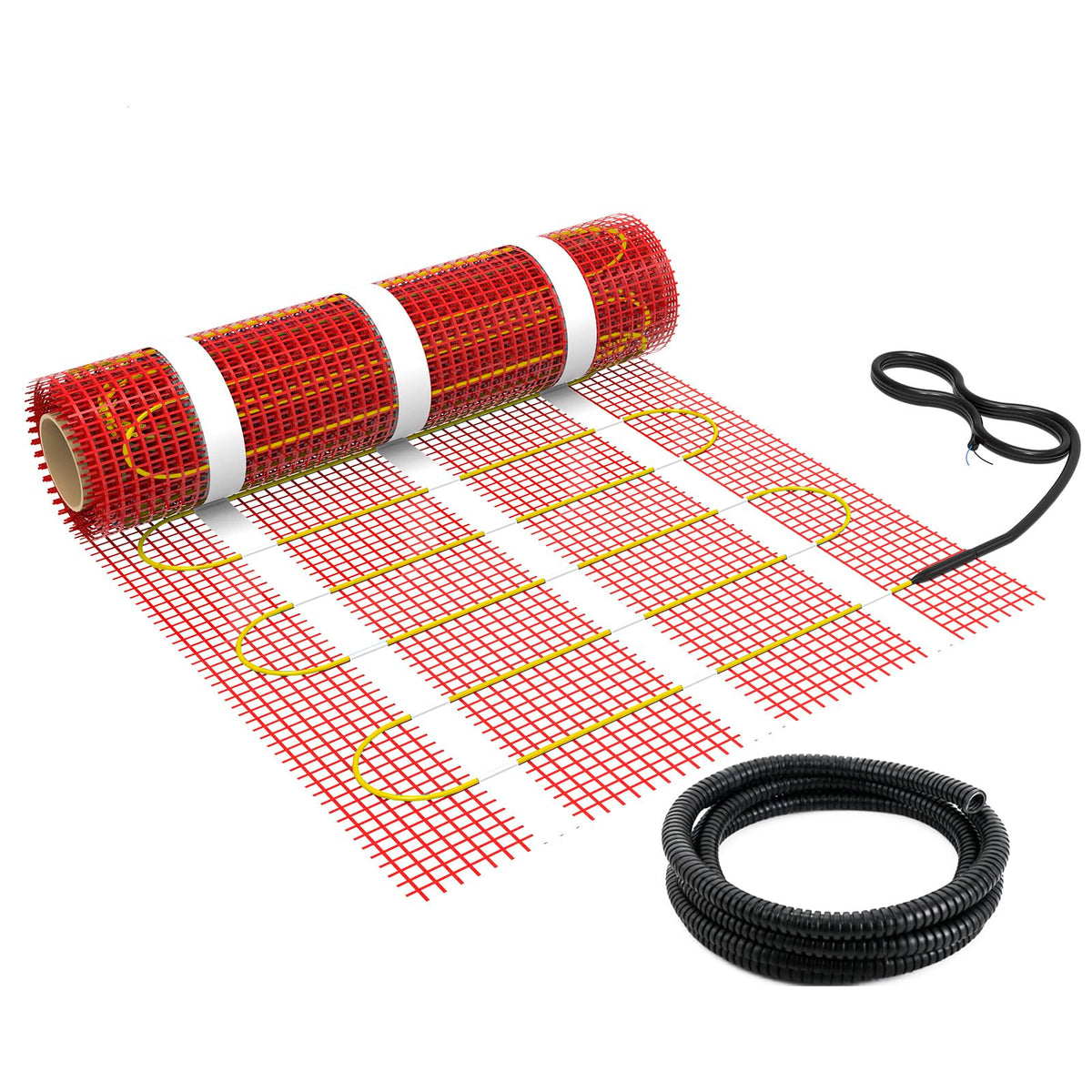80 sqft HEATIT Warmmat Electric Radiant Self-adhesive Floor Heat Heating System
