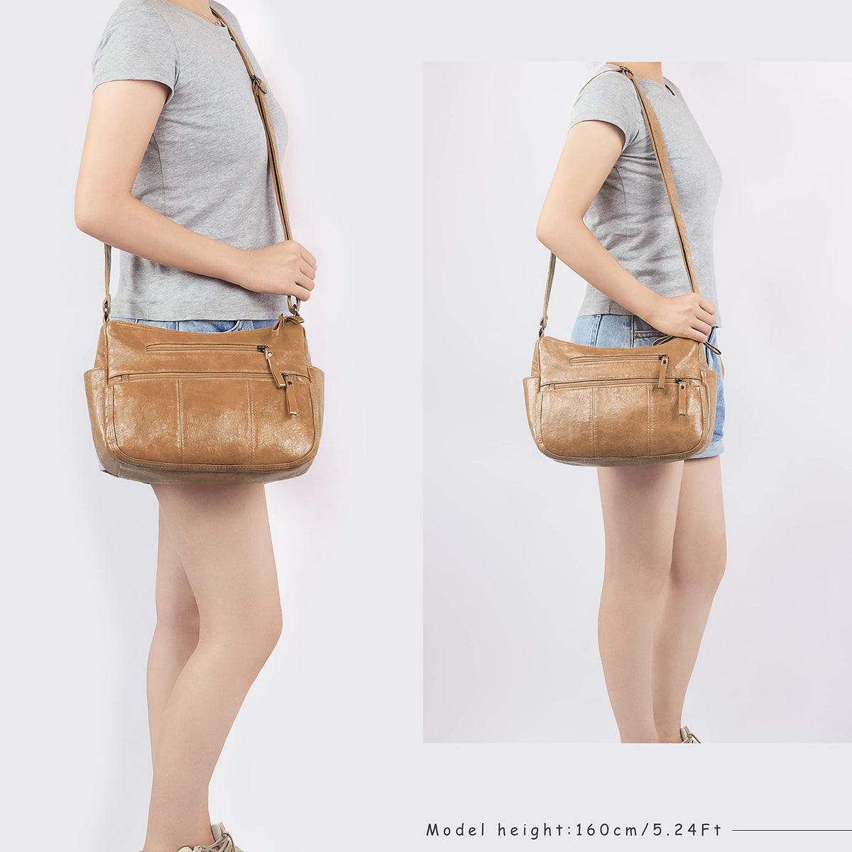 VOLGANIK ROCK Purses for Women Soft PU Leather Shoulder Bag Ladies Crossbody Purse and handbags Lightweight Pocketbook