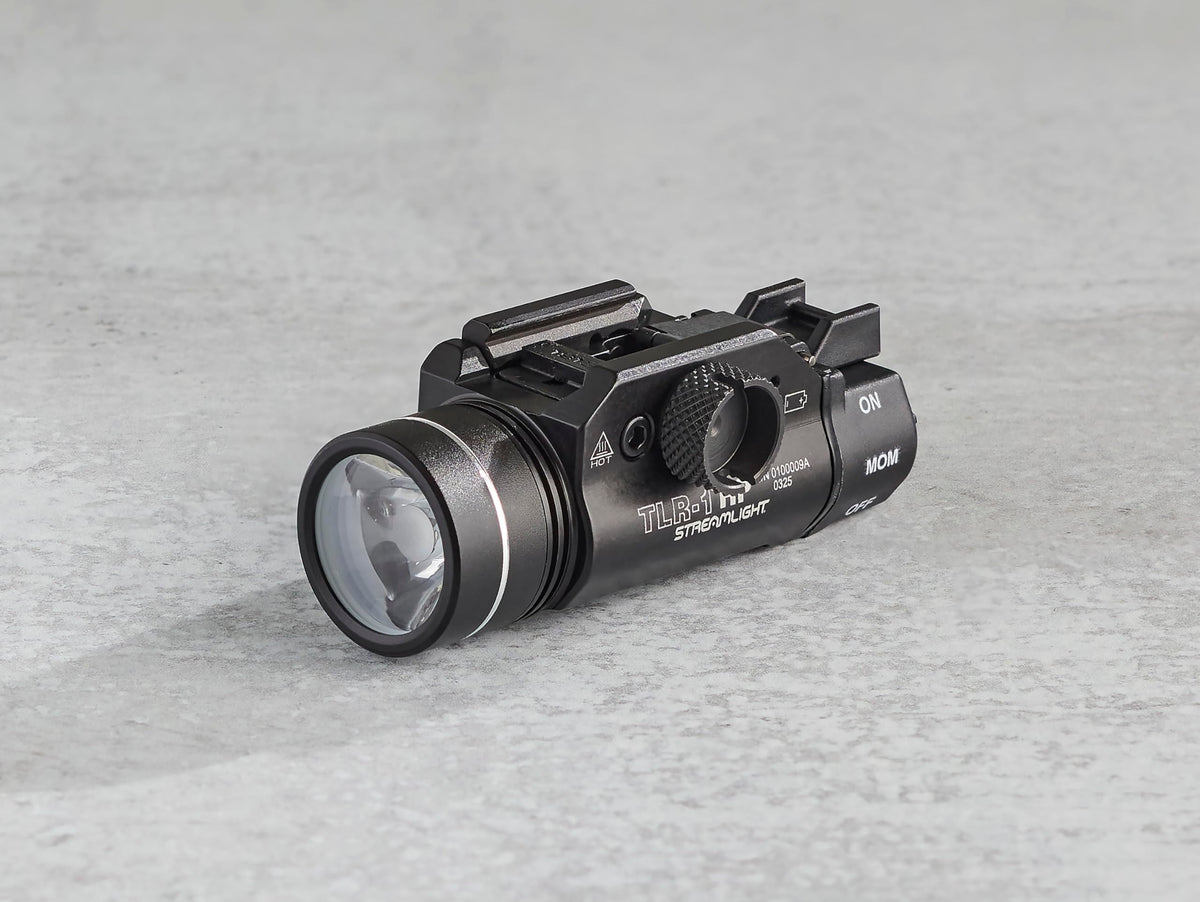 Streamlight 59152 TLR-1 HP 1000-Lumen High Candela Weapon Mounted Light with Long Gun Kit, Includes Safe Off Remote and Standard Switches, Remote Pressure Switch, Mounting Clips, Black