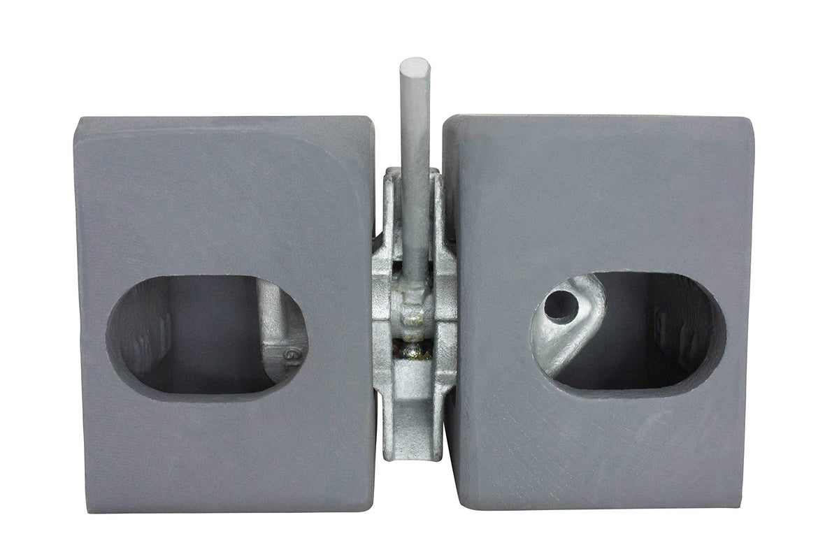 Mytee Products (8 Pack) Sea Rail Shipping Container Manual Twist Lock Left-Right Handlocking Casting Steel - No Lever Required